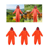 Maxbell Fully Body Sturdy Beekeeper Suite Bee Keeper Men Women Bee Suit L