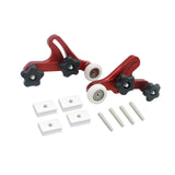 Maxbell 2x Aluminum Alloy Board Table Metal Table Saws Bearing Wheel Pressing Feeder