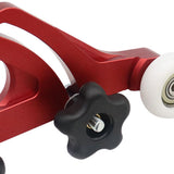 Maxbell 2x Aluminum Alloy Board Table Metal Table Saws Bearing Wheel Pressing Feeder