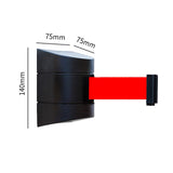 Maxbell Wall Mount Retractable Belt Safe Retractable Barrier for Restaurants Parades 5M Rope