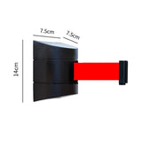 Maxbell Wall Mount Retractable Belt Safe Retractable Barrier for Restaurants Parades 10M Rope