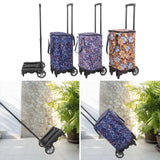 Maxbell Hand Truck Compact Sturdy Convenient Grocery Trolley for Office Moving Store Cart