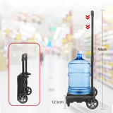 Maxbell Hand Truck Compact Sturdy Convenient Grocery Trolley for Office Moving Store Cart
