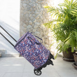 Maxbell Hand Truck Compact Sturdy Convenient Grocery Trolley for Office Moving Store with Flower Bag