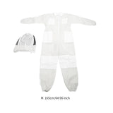 Maxbell Bee Suit Comfortable with Hood Beekeeping Clothing for Farm Adults Women Men 165cm