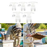 Maxbell Bee Suit Comfortable with Hood Beekeeping Clothing for Farm Adults Women Men 165cm