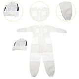 Maxbell Bee Suit Comfortable with Hood Beekeeping Clothing for Farm Adults Women Men 165cm