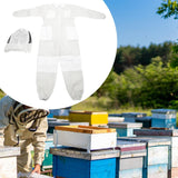 Maxbell Bee Suit Comfortable with Hood Beekeeping Clothing for Farm Adults Women Men 170cm