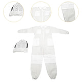 Maxbell Bee Suit Comfortable with Hood Beekeeping Clothing for Farm Adults Women Men 175cm