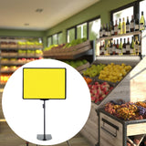 Maxbell Supermarket Price Label Stand Reusable Business Black Adjustable Sign Holder A3 Frame