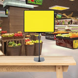 Maxbell Supermarket Price Label Stand Reusable Business Black Adjustable Sign Holder A3 Frame