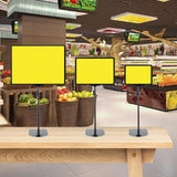 Maxbell Supermarket Price Label Stand Reusable Business Black Adjustable Sign Holder A3 Frame