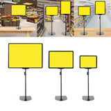 Maxbell Supermarket Price Label Stand Reusable Business Black Adjustable Sign Holder A3 Frame