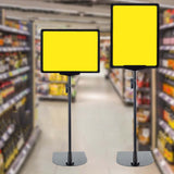 Maxbell Supermarket Price Label Stand Reusable Business Black Adjustable Sign Holder A4 Frame