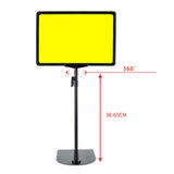 Maxbell Supermarket Price Label Stand Reusable Business Black Adjustable Sign Holder A4 Frame