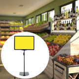 Maxbell Supermarket Price Label Stand Reusable Business Black Adjustable Sign Holder A4 Frame