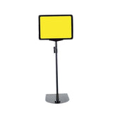Maxbell Supermarket Price Label Stand Reusable Business Black Adjustable Sign Holder A5 Frame