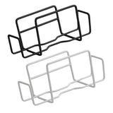 Maxbell Tissue Cases Metal Toilet Easy to Install Metal Wire Tissue Box Rack Hanging black