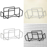 Maxbell Tissue Cases Metal Toilet Easy to Install Metal Wire Tissue Box Rack Hanging black