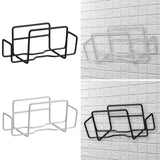Maxbell Tissue Cases Metal Toilet Easy to Install Metal Wire Tissue Box Rack Hanging black