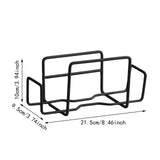 Maxbell Tissue Cases Metal Toilet Easy to Install Metal Wire Tissue Box Rack Hanging black