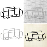 Maxbell Tissue Cases Metal Toilet Easy to Install Metal Wire Tissue Box Rack Hanging black