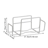 Maxbell Tissue Cases Metal Toilet Easy to Install Metal Wire Tissue Box Rack Hanging white