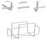 Maxbell Tissue Cases Metal Toilet Easy to Install Metal Wire Tissue Box Rack Hanging white