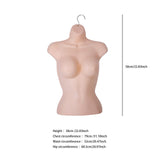 Maxbell Female Molded Shapely Torso Fashion Sewing Dress Form Hanging Form with Hook skin color