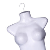 Maxbell Hanging Mannequin Female Torso Body Form Dress Costume Mannequin Hanger Hook Height 67.5cm