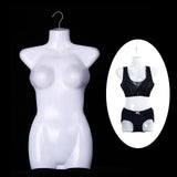 Maxbell Hanging Mannequin Female Torso Body Form Dress Costume Mannequin Hanger Hook Height 67.5cm