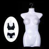 Maxbell Hanging Mannequin Female Torso Body Form Dress Costume Mannequin Hanger Hook Height 67.5cm