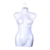 Maxbell Hanging Mannequin Female Torso Body Form Dress Costume Mannequin Hanger Hook Height 72cm