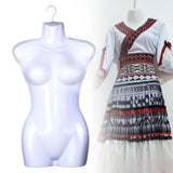 Maxbell Hanging Mannequin Female Torso Body Form Dress Costume Mannequin Hanger Hook Height 72cm