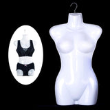 Maxbell Hanging Mannequin Female Torso Body Form Dress Costume Mannequin Hanger Hook Height 72cm