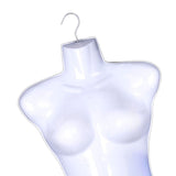 Maxbell Hanging Mannequin Female Torso Body Form Dress Costume Mannequin Hanger Hook Height 72cm