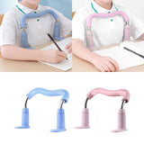 Maxbell Upper Back Brace Writing with Clamp for Table Kids Sitting Posture Corrector Blue