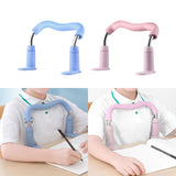 Maxbell Upper Back Brace Writing with Clamp for Table Kids Sitting Posture Corrector Blue