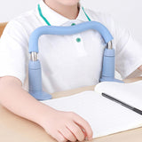 Maxbell Upper Back Brace Writing with Clamp for Table Kids Sitting Posture Corrector Blue