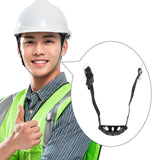 Maxbell Hard Hat Chin Strap Construction Worker Helmet Accessories Helmet Chin Strap Black