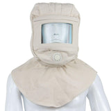Maxbell Sandblasting Hood Cap Supplies Canvas Dustproof White Simple Using Shawl Cap