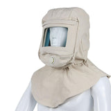 Maxbell Sandblasting Hood Cap Supplies Canvas Dustproof White Simple Using Shawl Cap