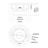 Maxbell Audio Speaker 5.25inch 40W Universal Car Stereo Speaker for Car Audio System