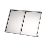 Maxbell Menu Display Stand Flyer Display Table Sign Stand for Hotel Restaurant Store 435x92x309mm A4 2 grids