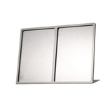 Maxbell Menu Display Stand Flyer Display Table Sign Stand for Hotel Restaurant Store 435x92x309mm A4 2 grids