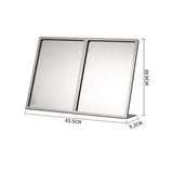 Maxbell Menu Display Stand Flyer Display Table Sign Stand for Hotel Restaurant Store 435x92x309mm A4 2 grids