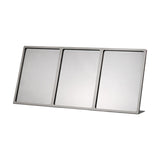 Maxbell Menu Display Stand Flyer Display Table Sign Stand for Hotel Restaurant Store 650x92x309mm A4 3 grids