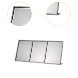 Maxbell Menu Display Stand Flyer Display Table Sign Stand for Hotel Restaurant Store 650x92x309mm A4 3 grids