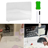 Maxbell Acrylic Dry Erasable Board Decorative Message Board for School Office Classroom