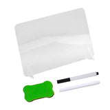 Maxbell Acrylic Dry Erasable Board Decorative Message Board for School Office Classroom